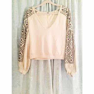 FREE PEOPLE Full Sleeve Sweatshirt